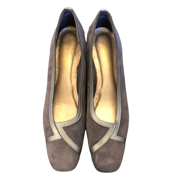 California Magdesians Silver Suede Flats size 10 1/2 - Picture 8 of 11